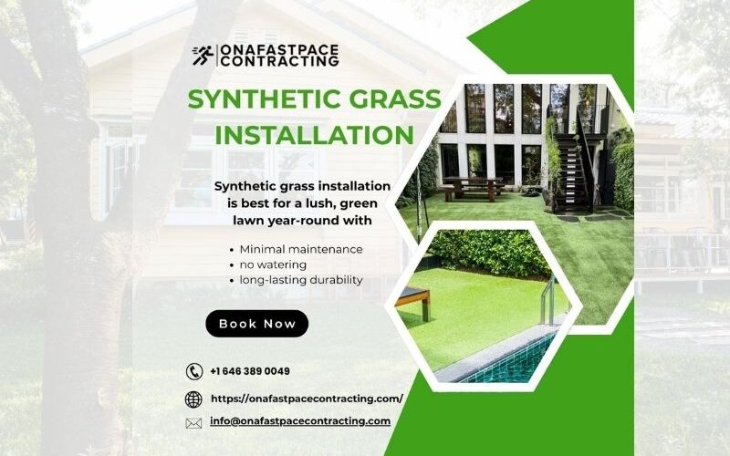Synthetic Grass Installation in Brooklyn: A Sustainable Solution by Strong Landscaping Contracting 4 Synthetic Grass Installation in Brooklyn